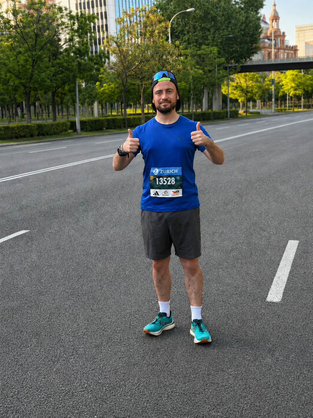 Tom Quirk after a running event